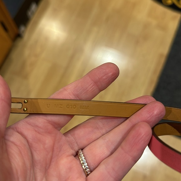 Hermes Mini Kelly Double Tour Bracelet Rose Azalee with rose gold hardware Sz T1 - Picture 6 of 8